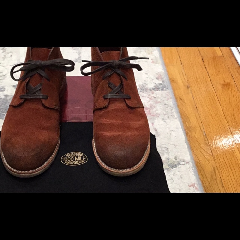 Wolverine 1000 Mile Boots. Made in USA